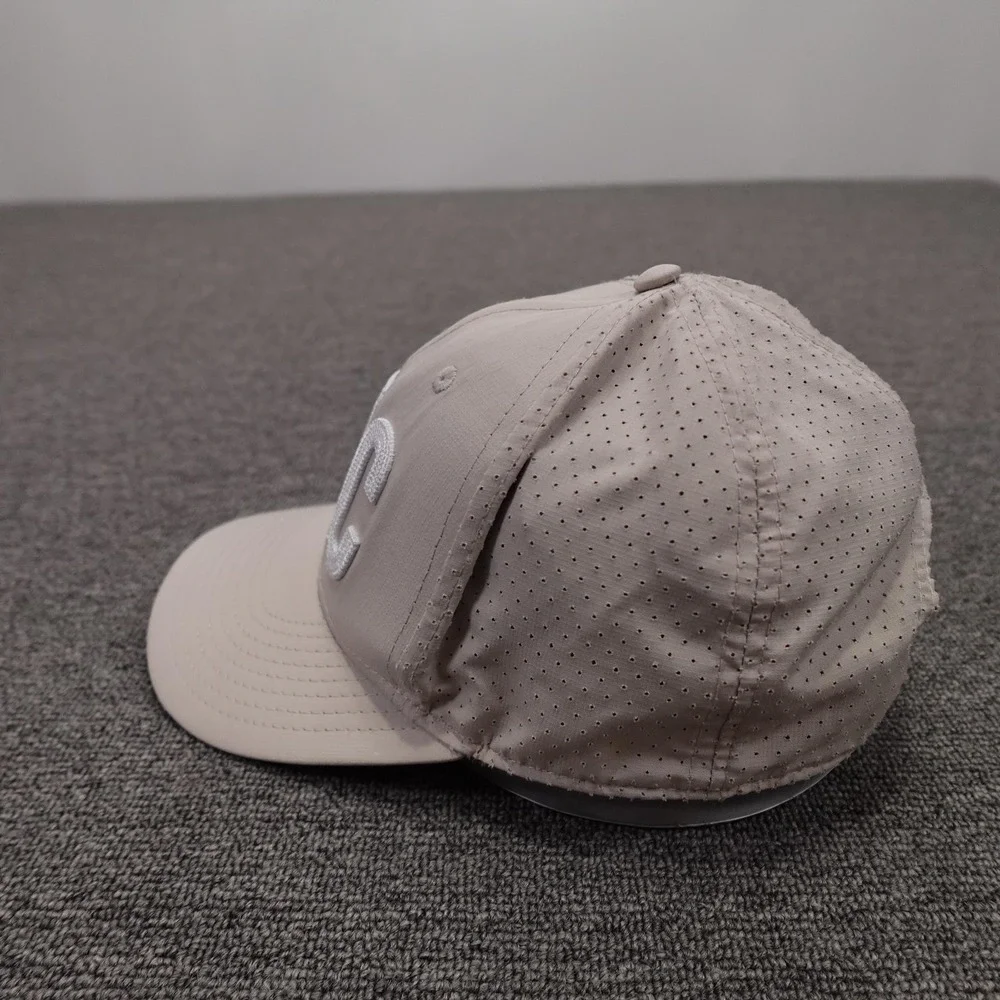 Lemons & Lace Boutique Hat Cap Snap Back Womens Adjustable Beige FTC Embroidered
